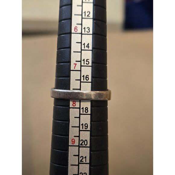 Vintage Bell Trading Post Hematite 925 Sterling Silver Native American Ring, 7.5 - Picture 7 of 7